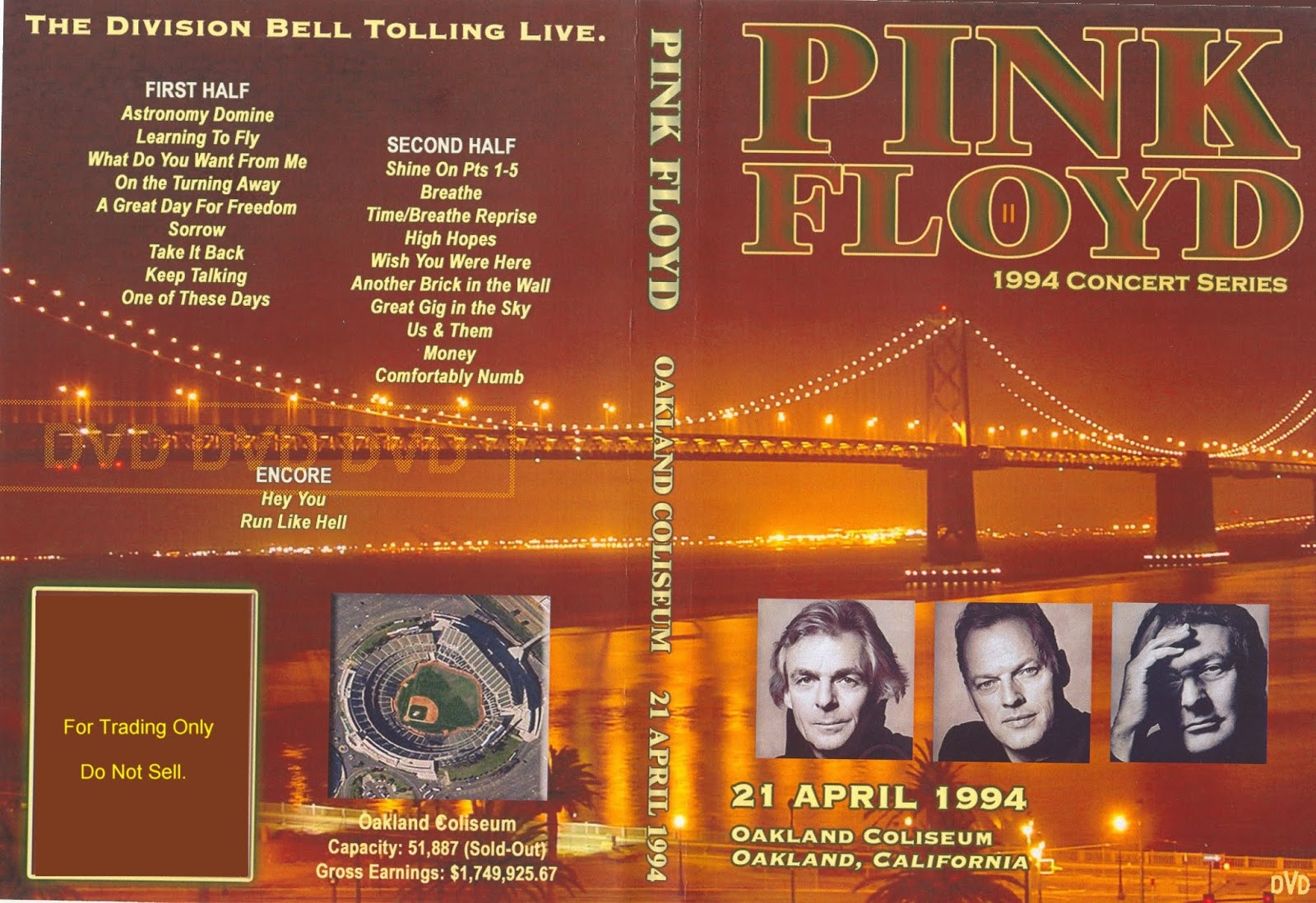 Deer5001RockCocert Pink Floyd 19940421 Oakland Coliseum