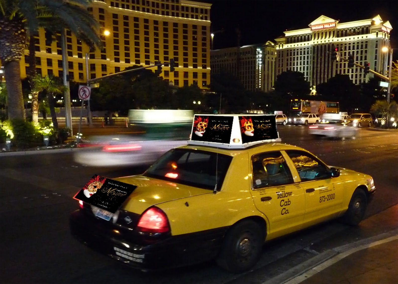 masque Las Vegas Taxi Mock Up & My Last Post...FINALLY